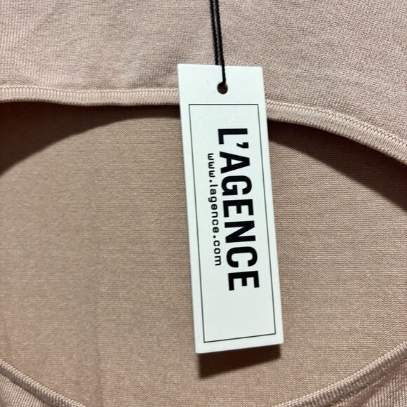 L'agence Women's Jocelyn Cutout Plush Pink Sweater Top Size Large NWT - Picture 5 of 7